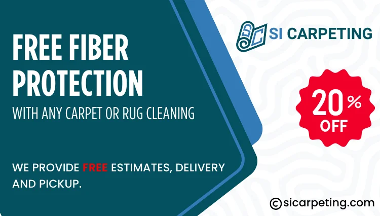 Free Fiber Protection Application With Any Carpet or Rug Cleaning