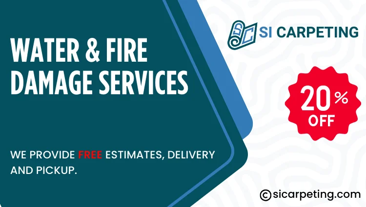 Water or Fire Damage Services 20 PERCENT OFF